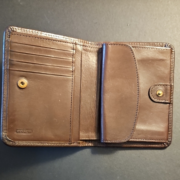 Coach Brown Leather Wallet - Picture 3 of 5